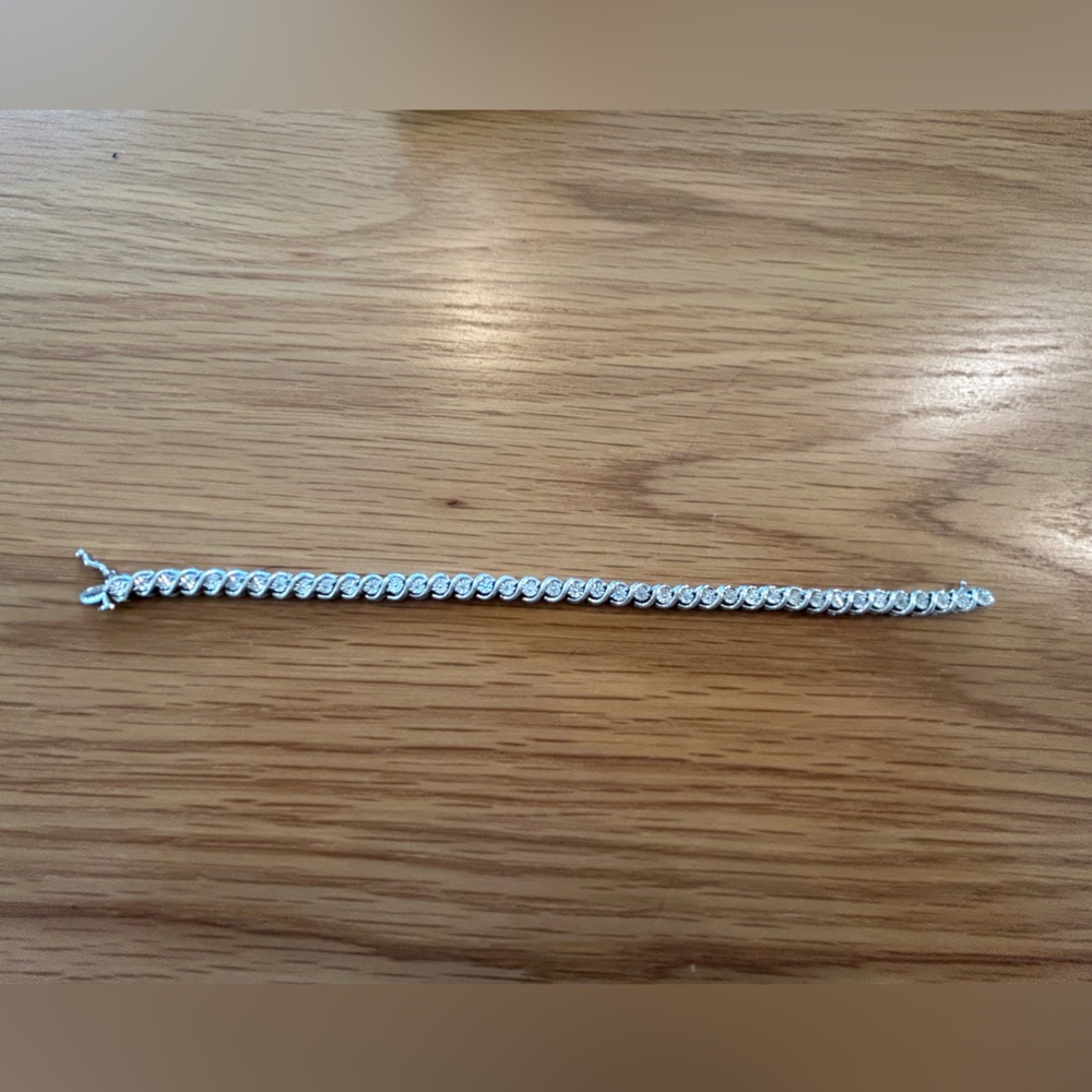 Kay Jewelers Sterling Silver Tennis Bracelet